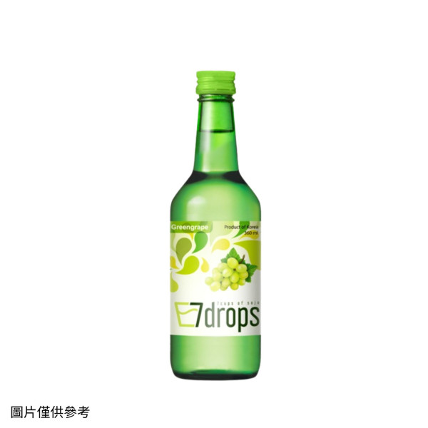 韓國7DROPS青提子味燒酒 16% 360ml